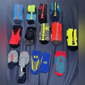 Nike Elite Socks Lot Of 12 Medium Hyperelite, KD, Jordan, Under Armour, Curry